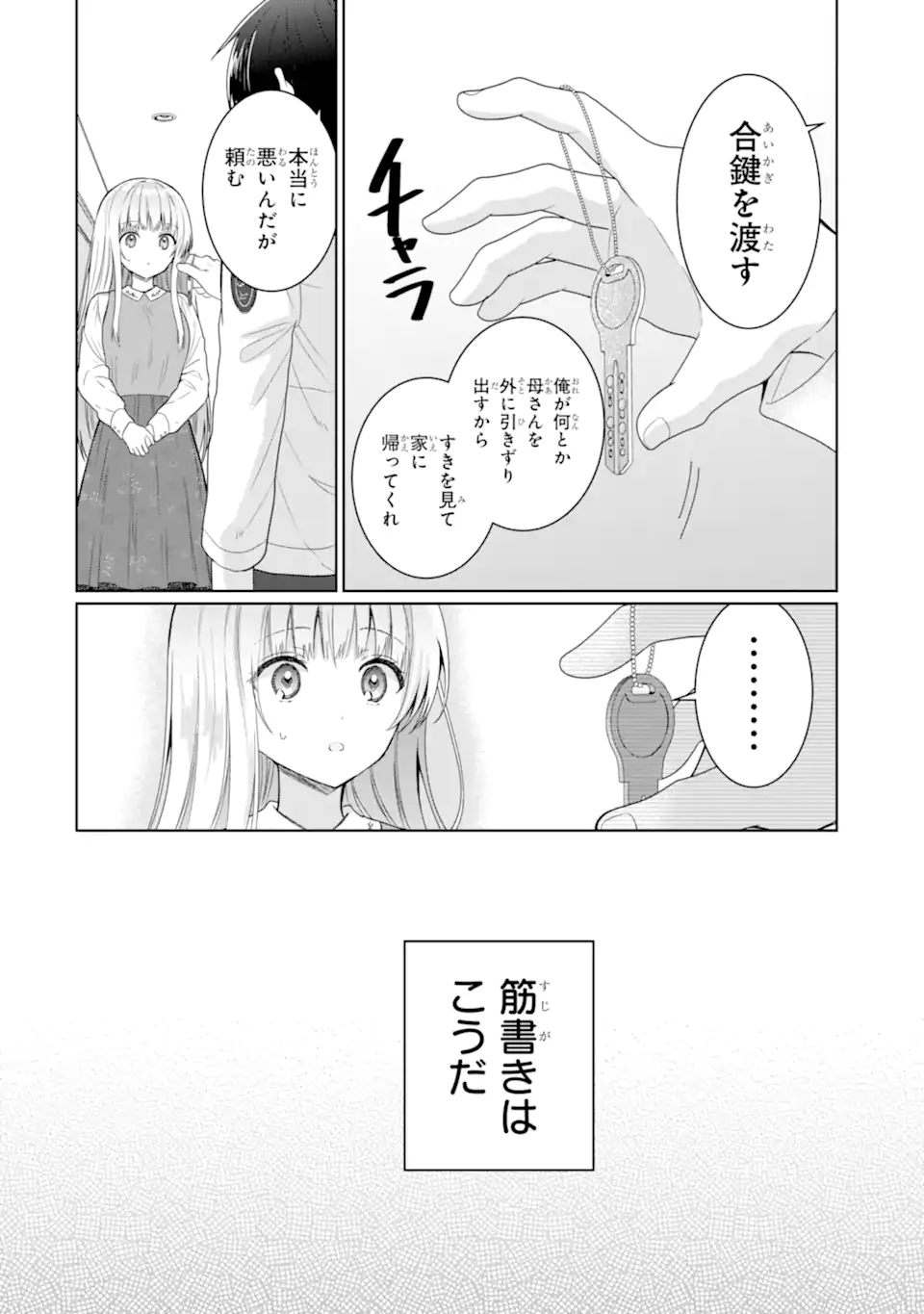 OTONARI NO TENSHI-SAMA NI ITSUNOMANIKA DAME NINGEN NI SARETEITA KEN Chapter 7.2 - Page 1