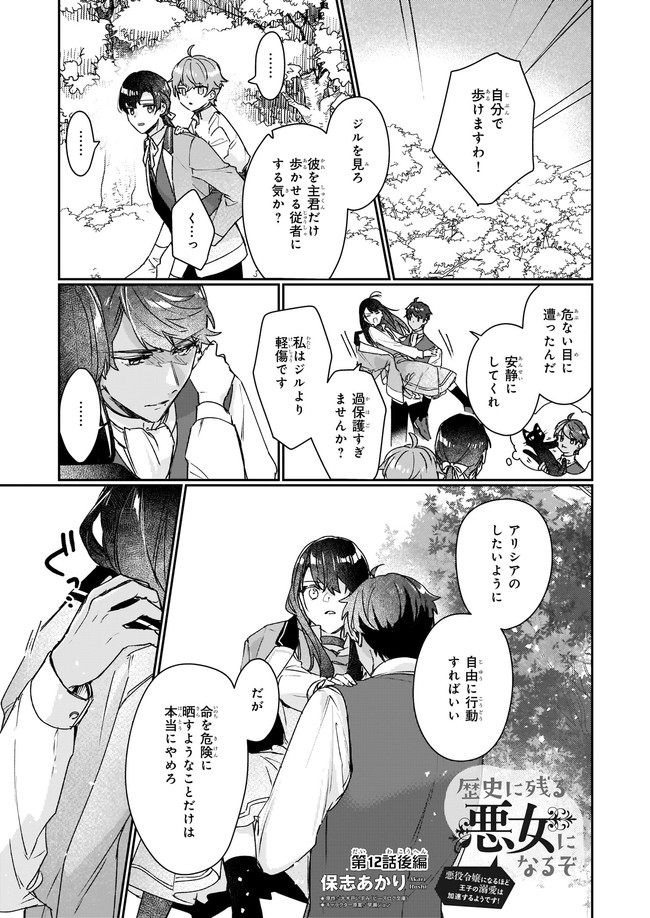 REKISHI NI NOKORU AKUJO NI NARU ZO - AKUYAKU REIJOU NI NARU HODO OUJI NO DEKIAI WA KASOKU SURU YOU DESU! Chapter 12.21 - Page 1