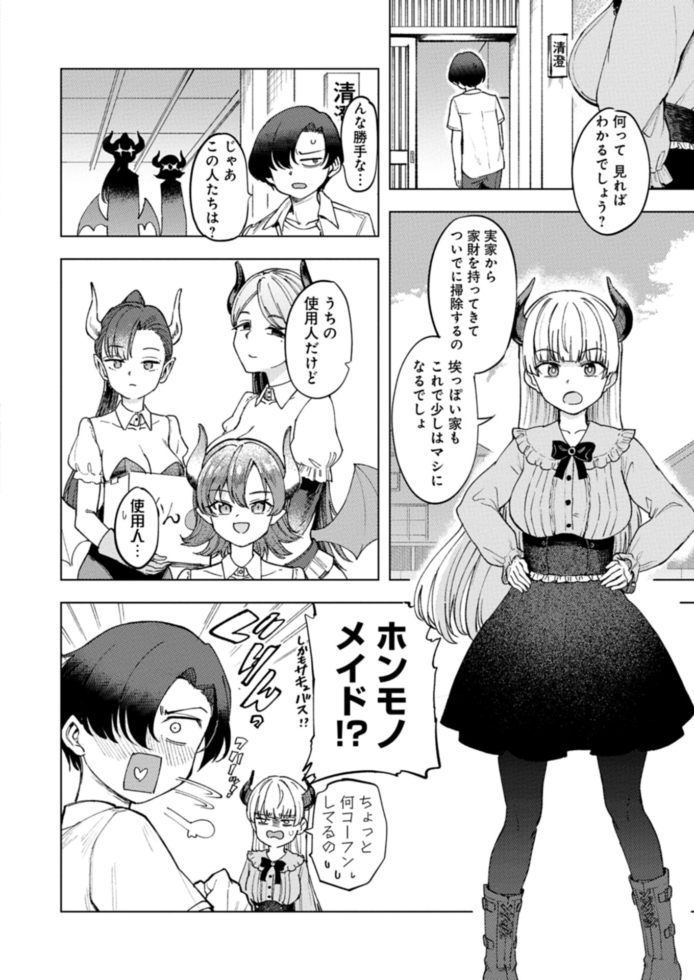 NEAT-FREAK SUCCUBUS HATES ×××! Chapter 3 - Page 2