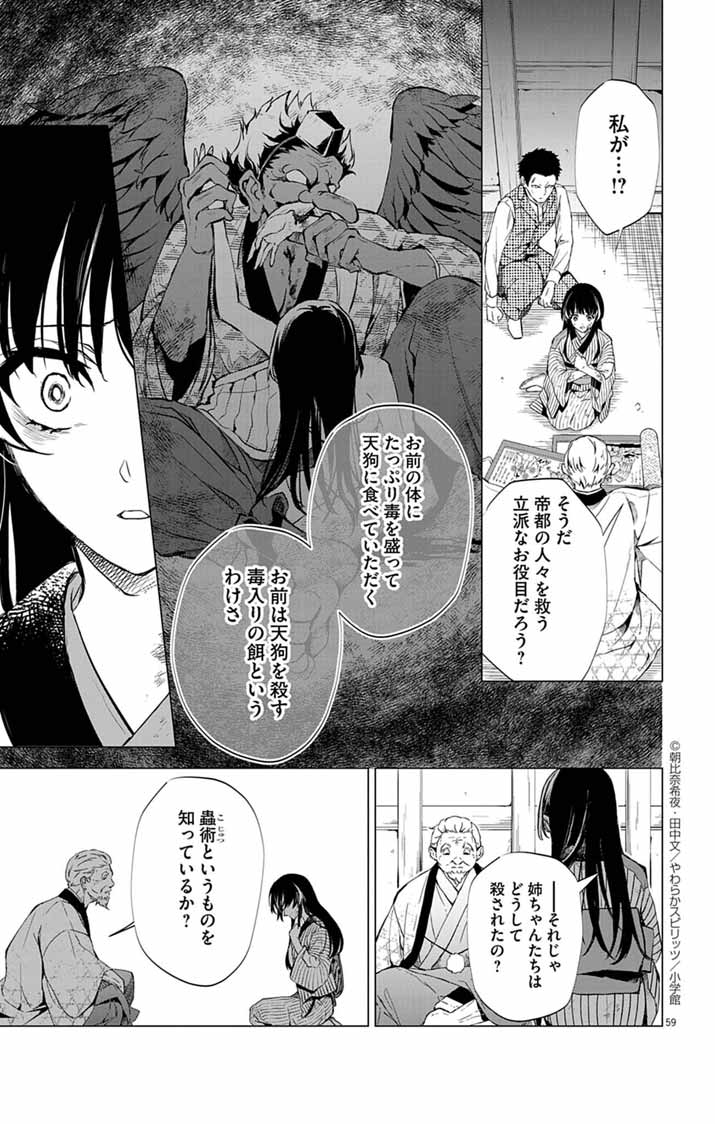 SHIRO TENGU NO NIE YOME: DOKU MOCHI NO REIJOU HAKARI SOME NO TSUMA TO NARU Chapter 1 - Page 57
