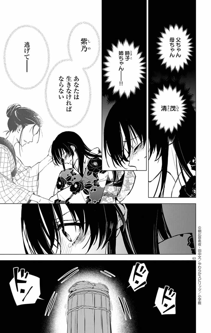 SHIRO TENGU NO NIE YOME: DOKU MOCHI NO REIJOU HAKARI SOME NO TSUMA TO NARU Chapter 1 - Page 61