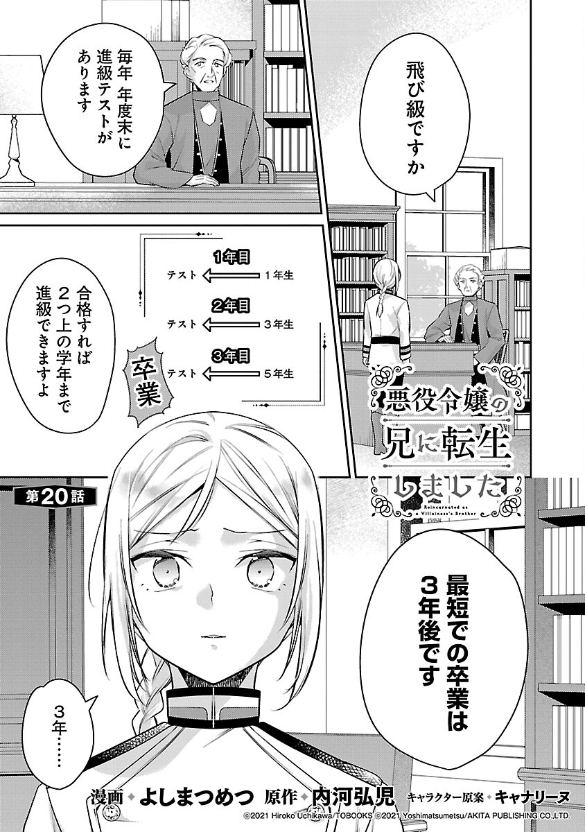 AKUYAKU REIJO NO ANI NI TENSEI SHIMASHITA Chapter 20 - Page 3