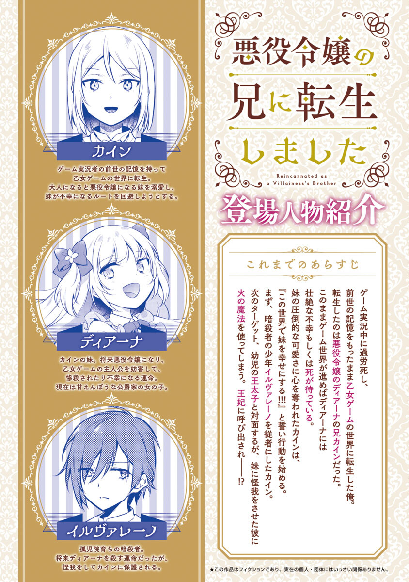 AKUYAKU REIJO NO ANI NI TENSEI SHIMASHITA Chapter 6 - Page 2