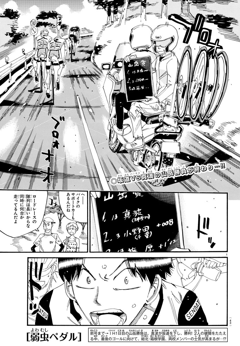 YOWAMUSHI PEDAL Chapter 801 - Page 1